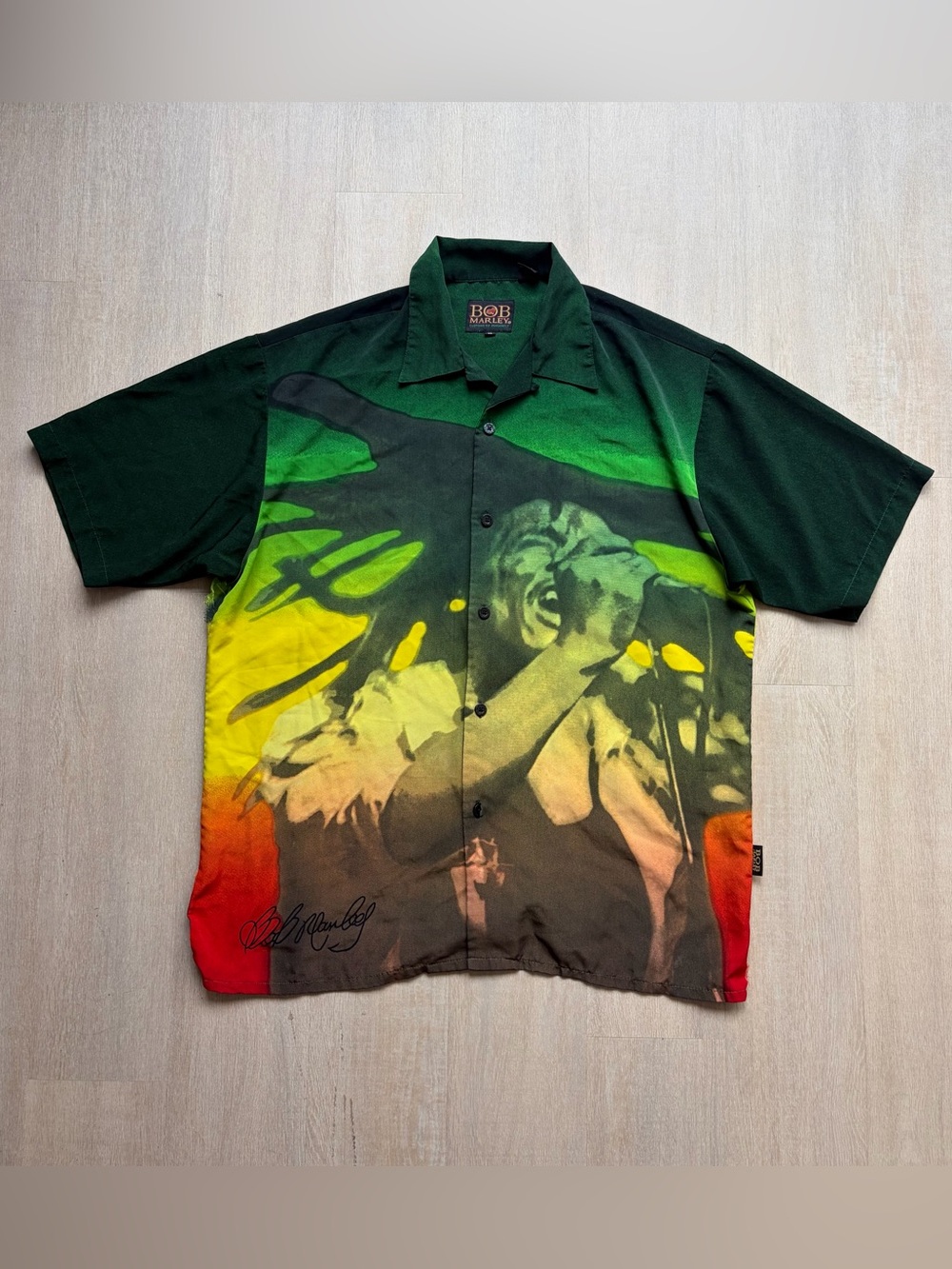 Bob Marley All Over Print button up
